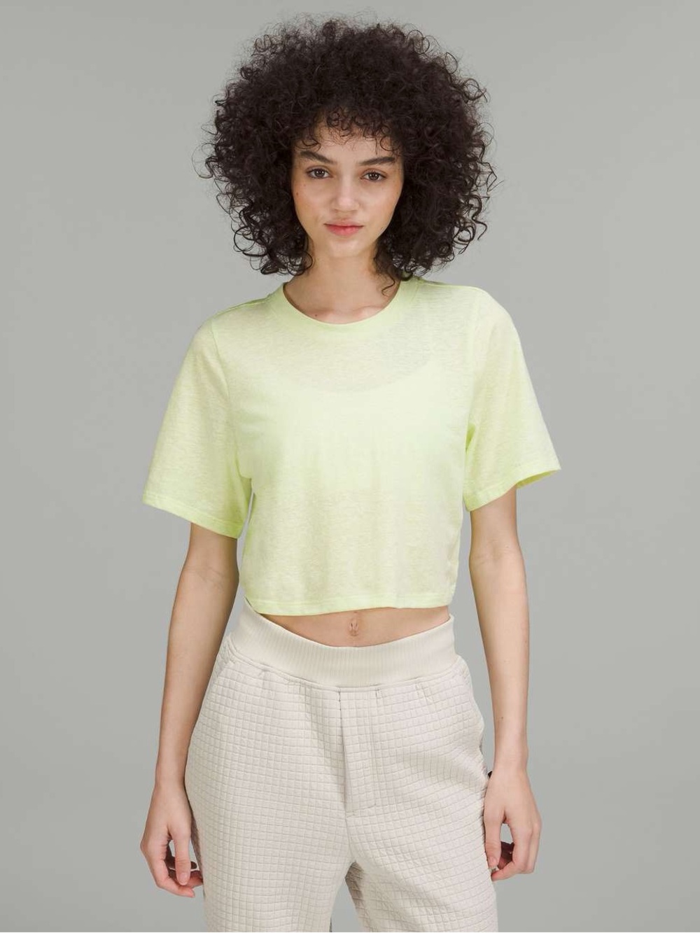 Lululemon lab relaxed cropped tshirt